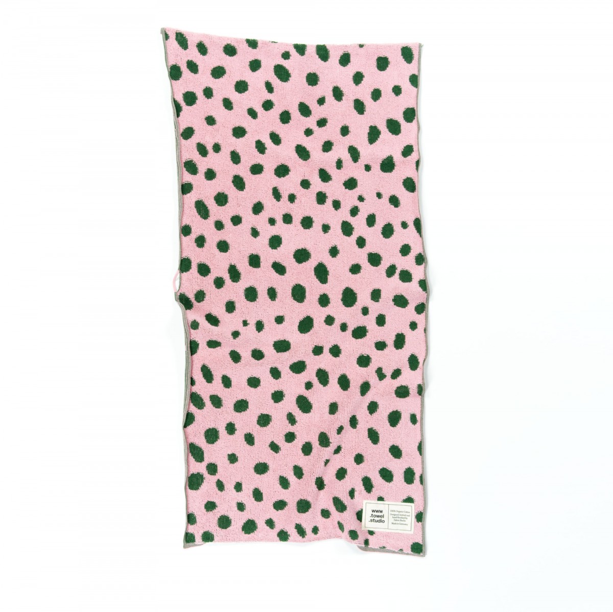 Towel.Studio | Pebbles Handtuch | Pink & Green