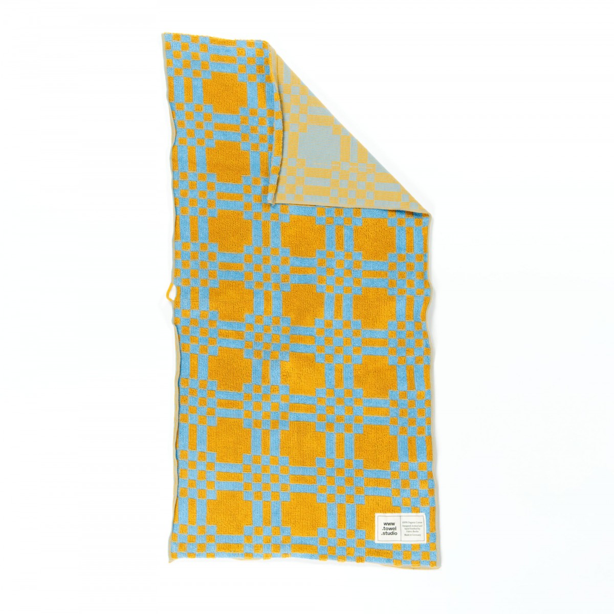 Towel.Studio | Weave Handtuch | Caramel & Sky