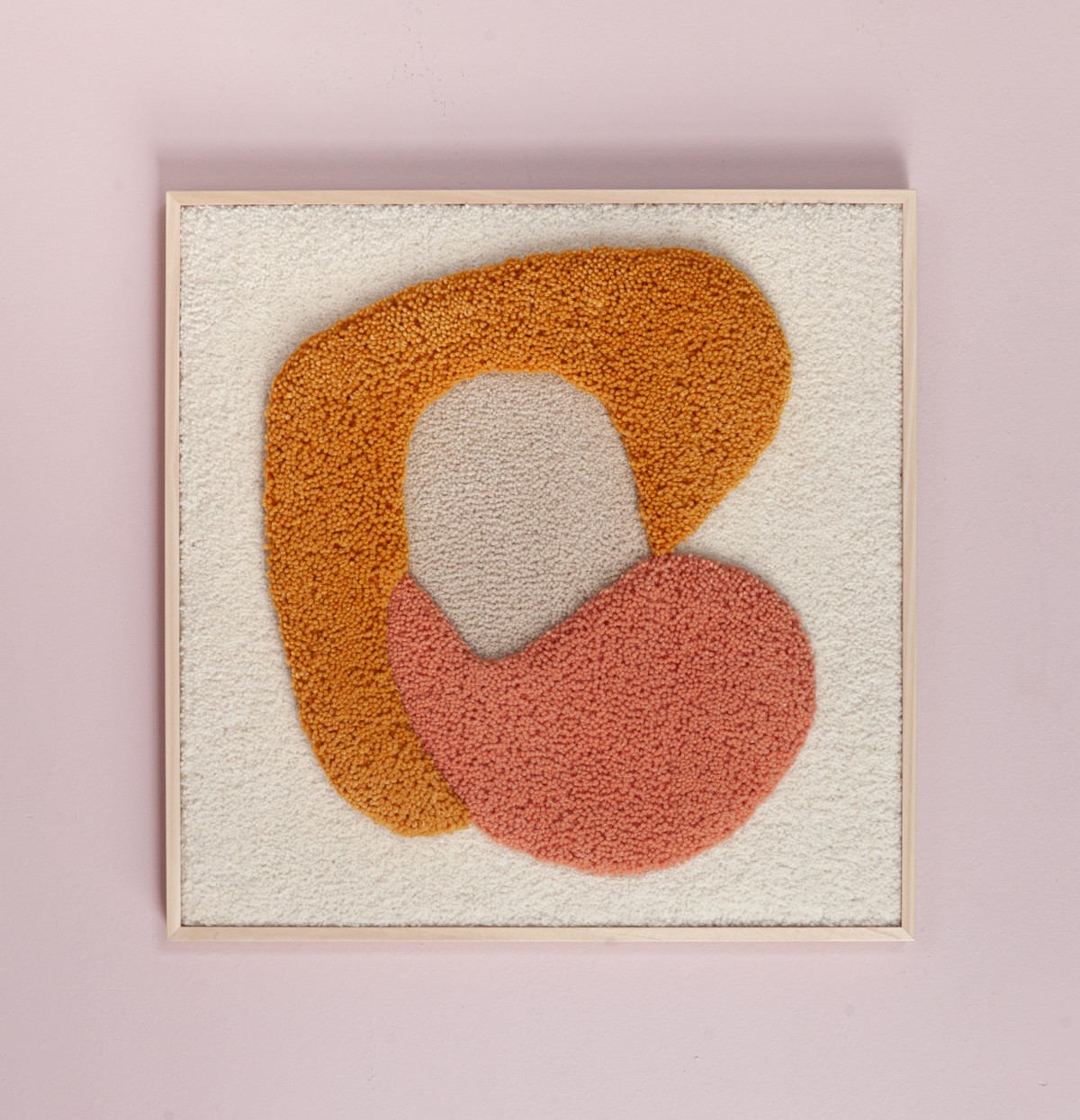 Gerahmter Wandteppich - Coral Chic // Rosa Rauscher