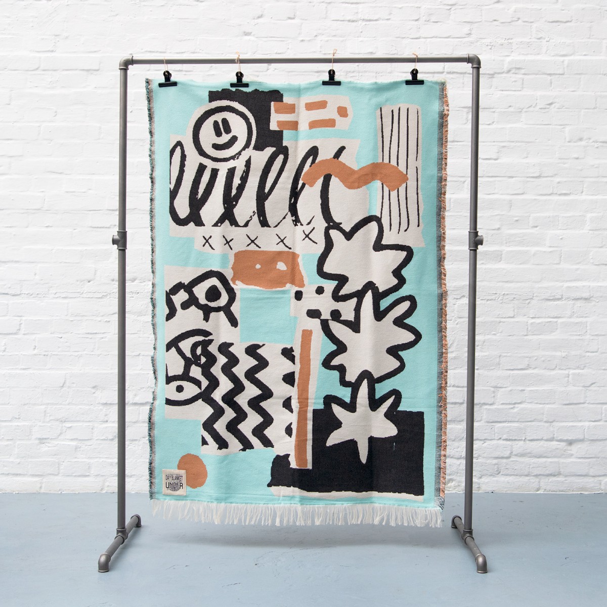 Tagesdecke gewebt & limitiert // "Smile" 105x155cm // Tobias Degel