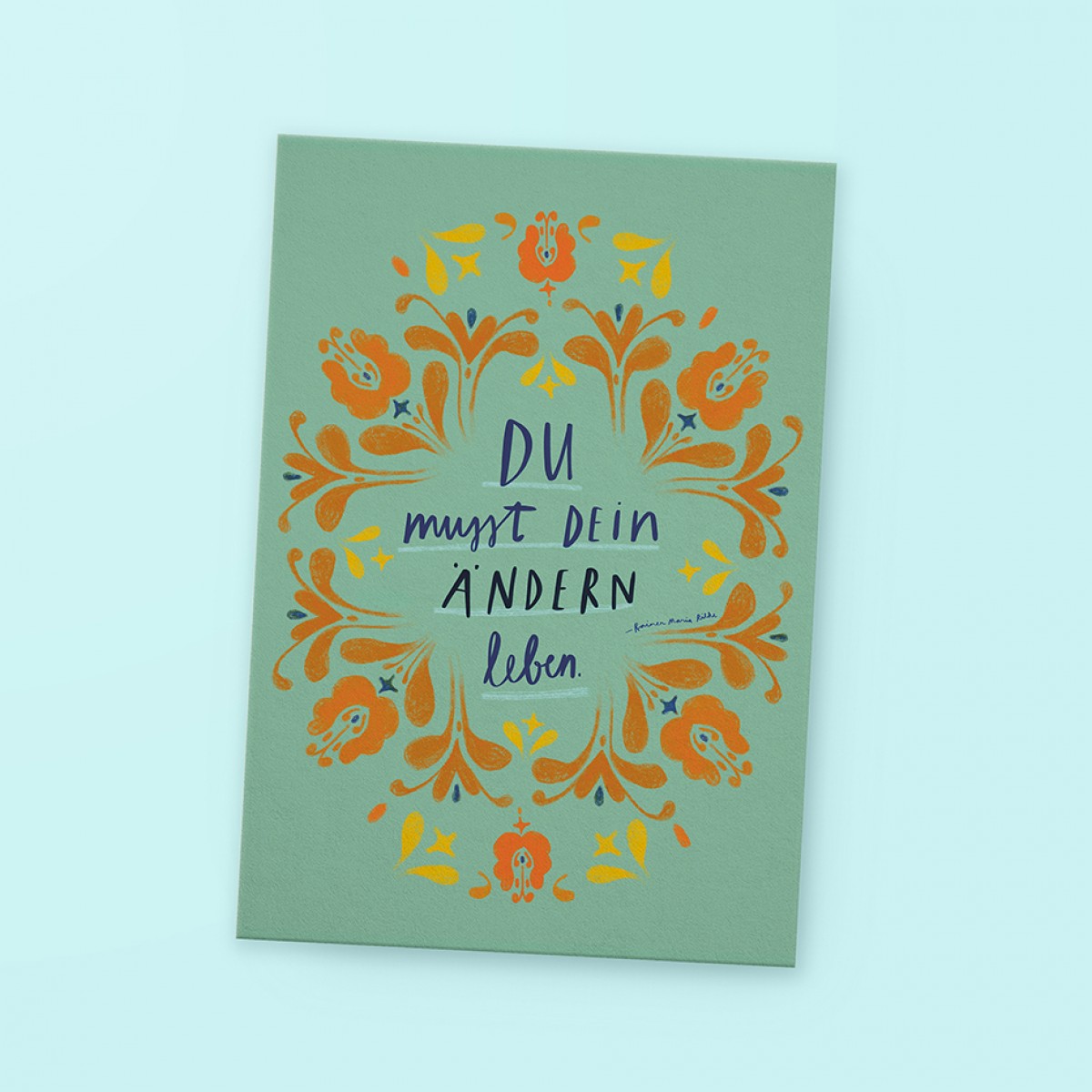 franzizo Postkarte »Ändern leben«
