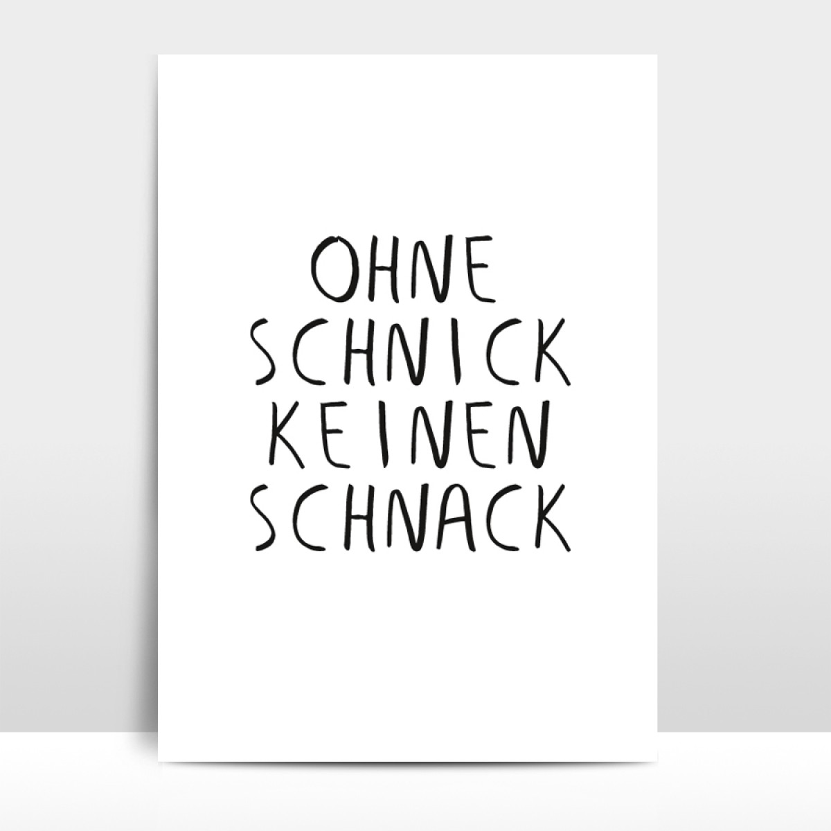 Amy & Kurt Berlin A4 Artprint "Schnick Schnack"