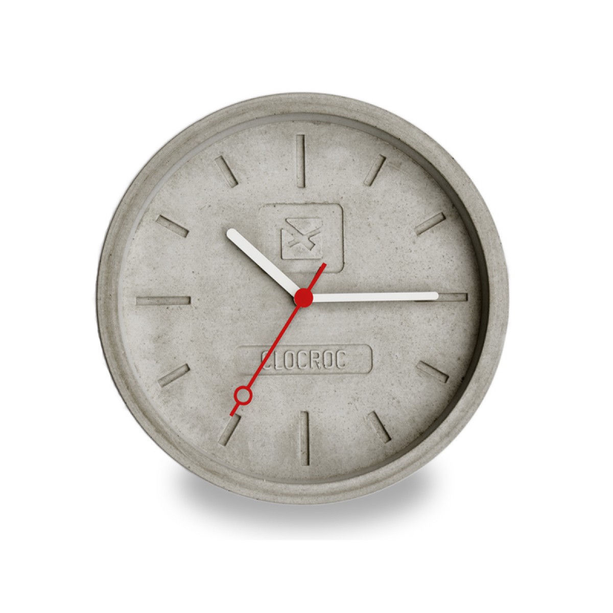 Ambientshop Clocroc Wanduhr aus Beton -  AVIATION Big 30cm