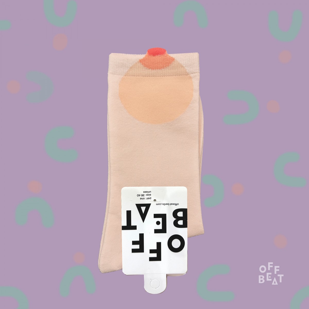 Pop-out Brust Socken von Offbeat