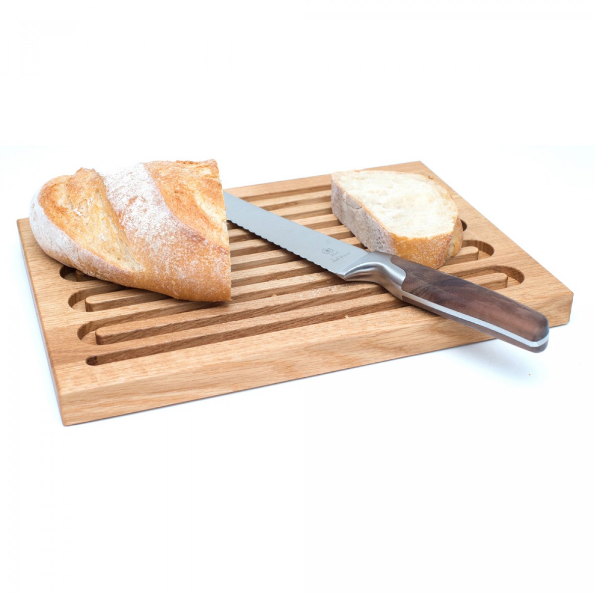 klotzaufklotz Brotschneidebrett Eiche