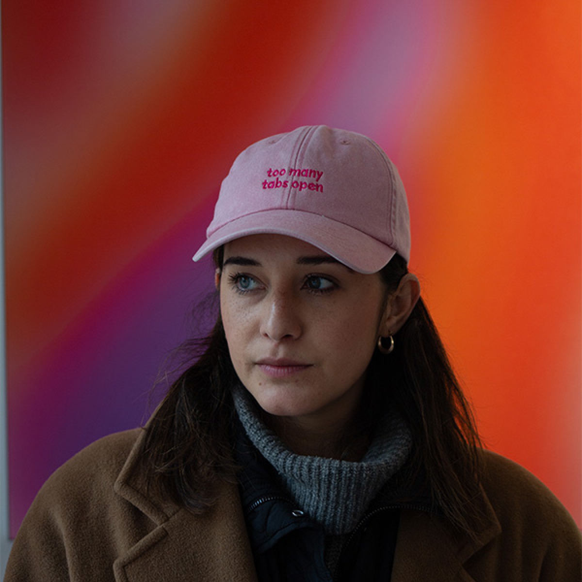 annieannie cap - too many tabs open (lila)
