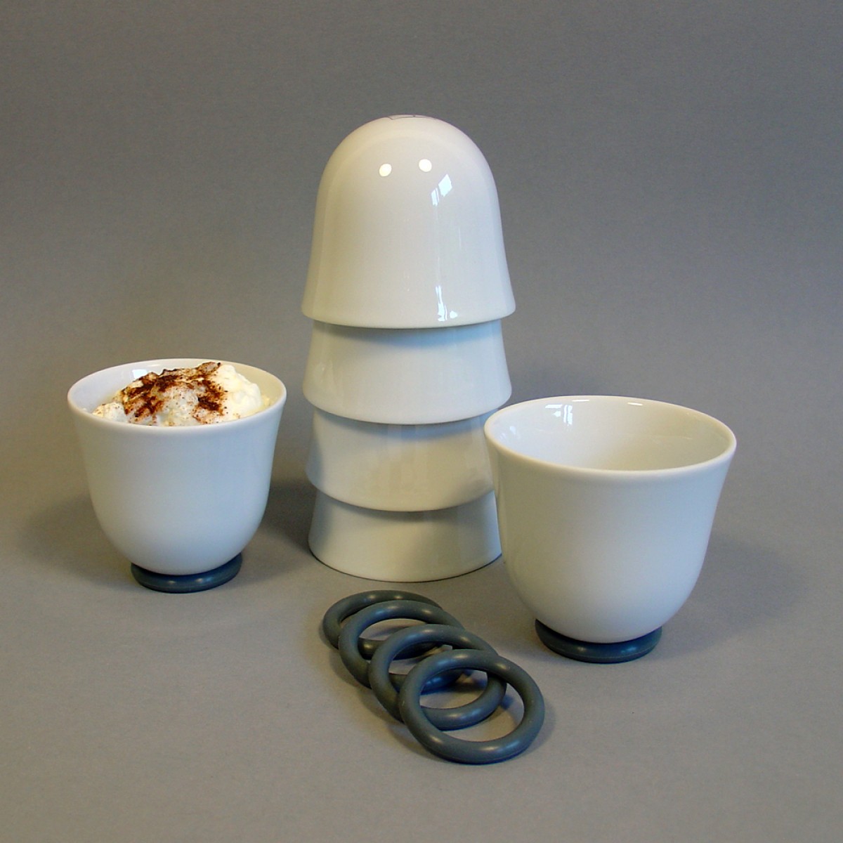 soprana design Set YOU Espressobecher glasiert, 4 Stück