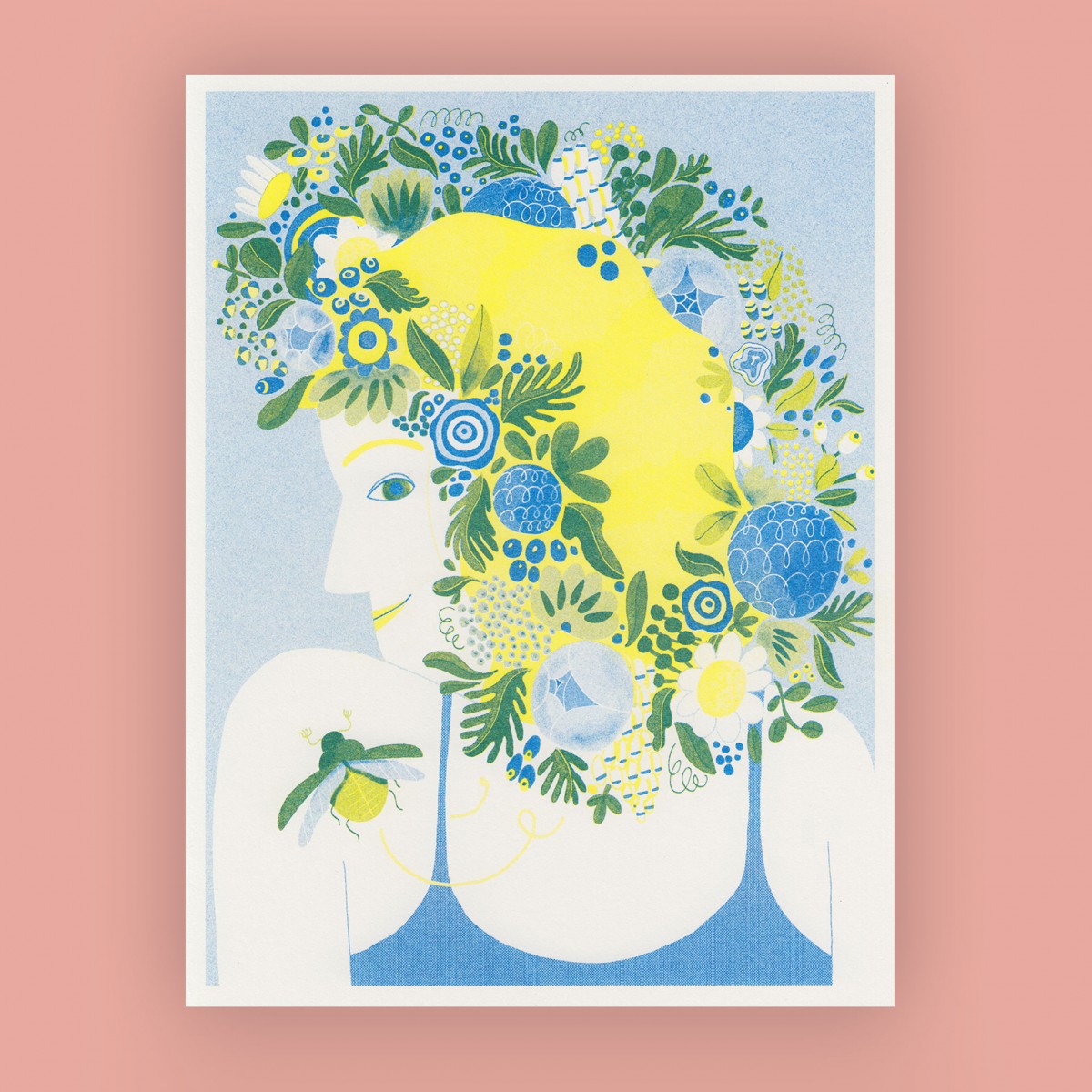 Anne Albert – Midsommar – Riso-Druck (17,8 x 23,1 cm)