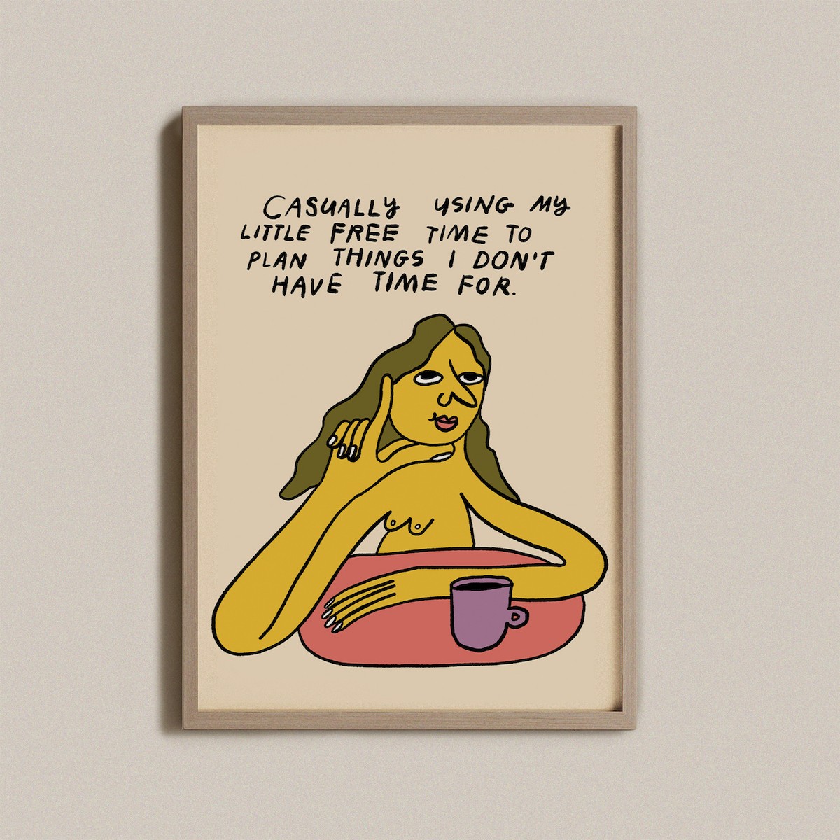 Print "Free time" – A4 – Eva Dietrich