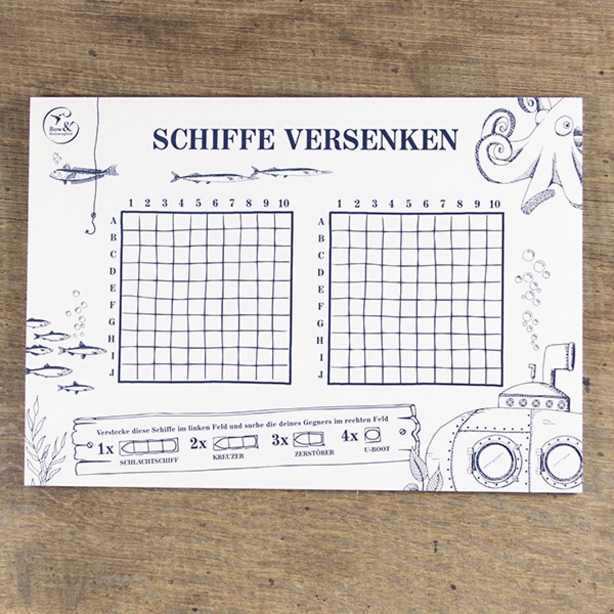Bow & Hummingbird Block Schiffe Versenken