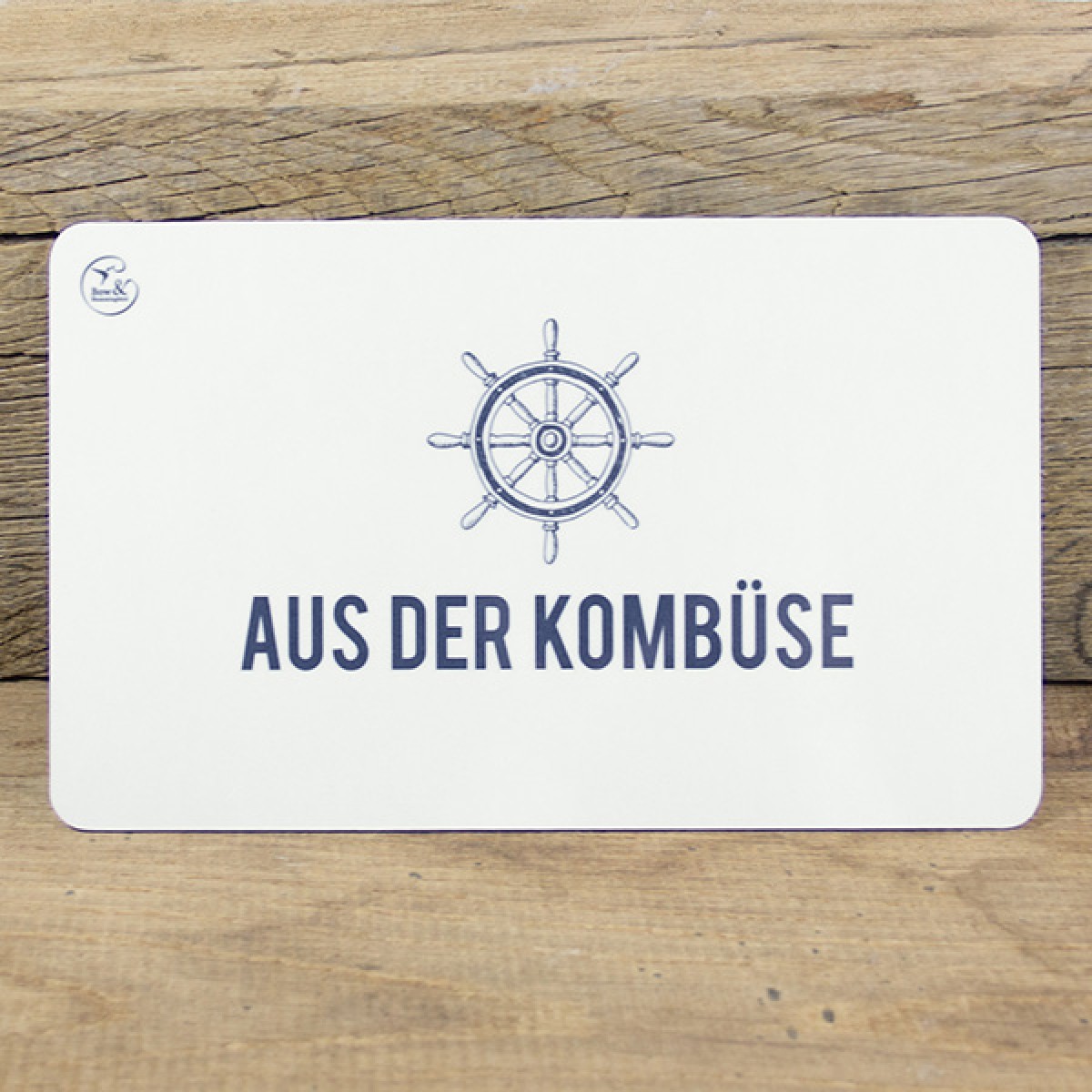 Bow & Hummingbird Frühstücksbrettchen Aus der Kombüse