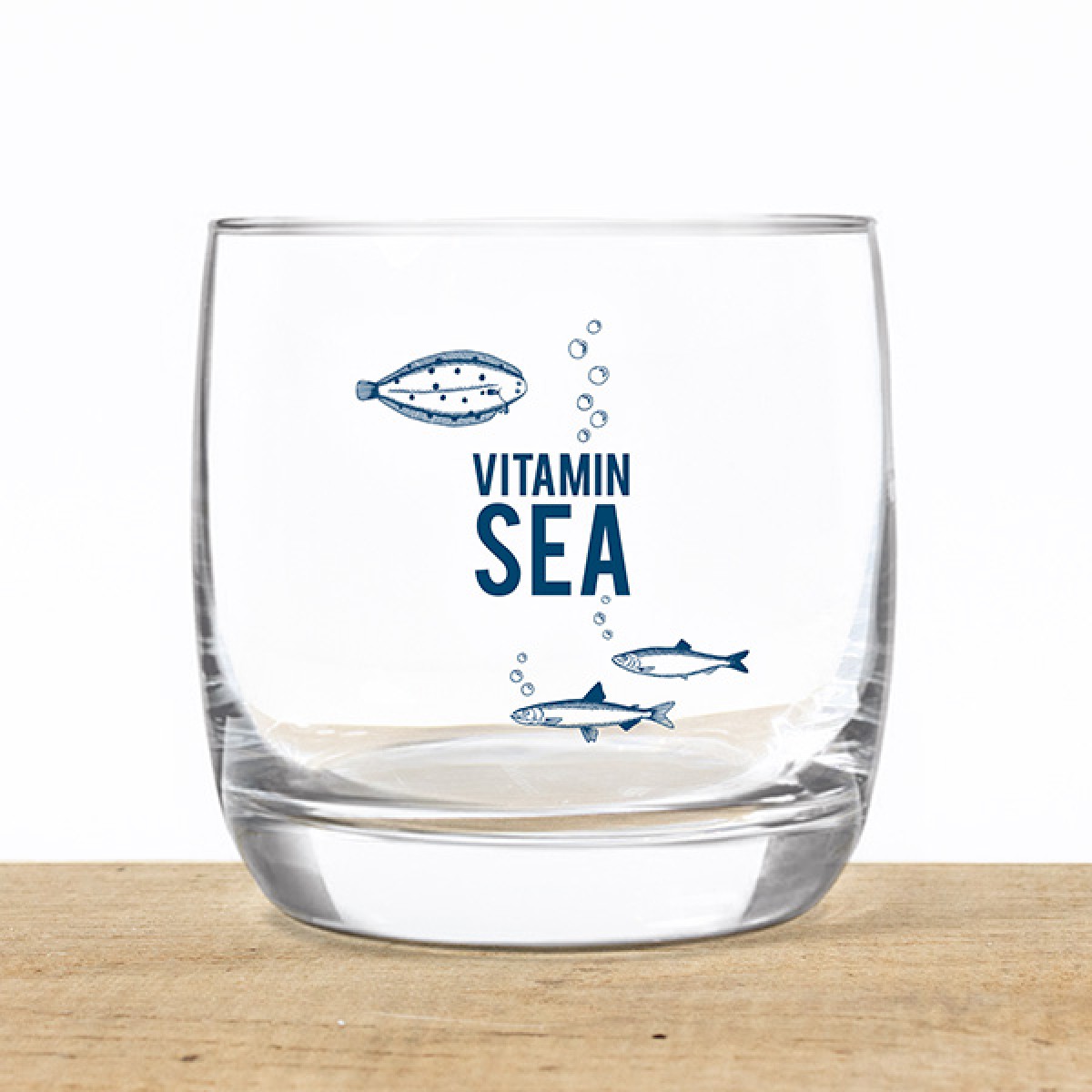 Bow & Hummingbird Kristallglas "Vitamin Sea"