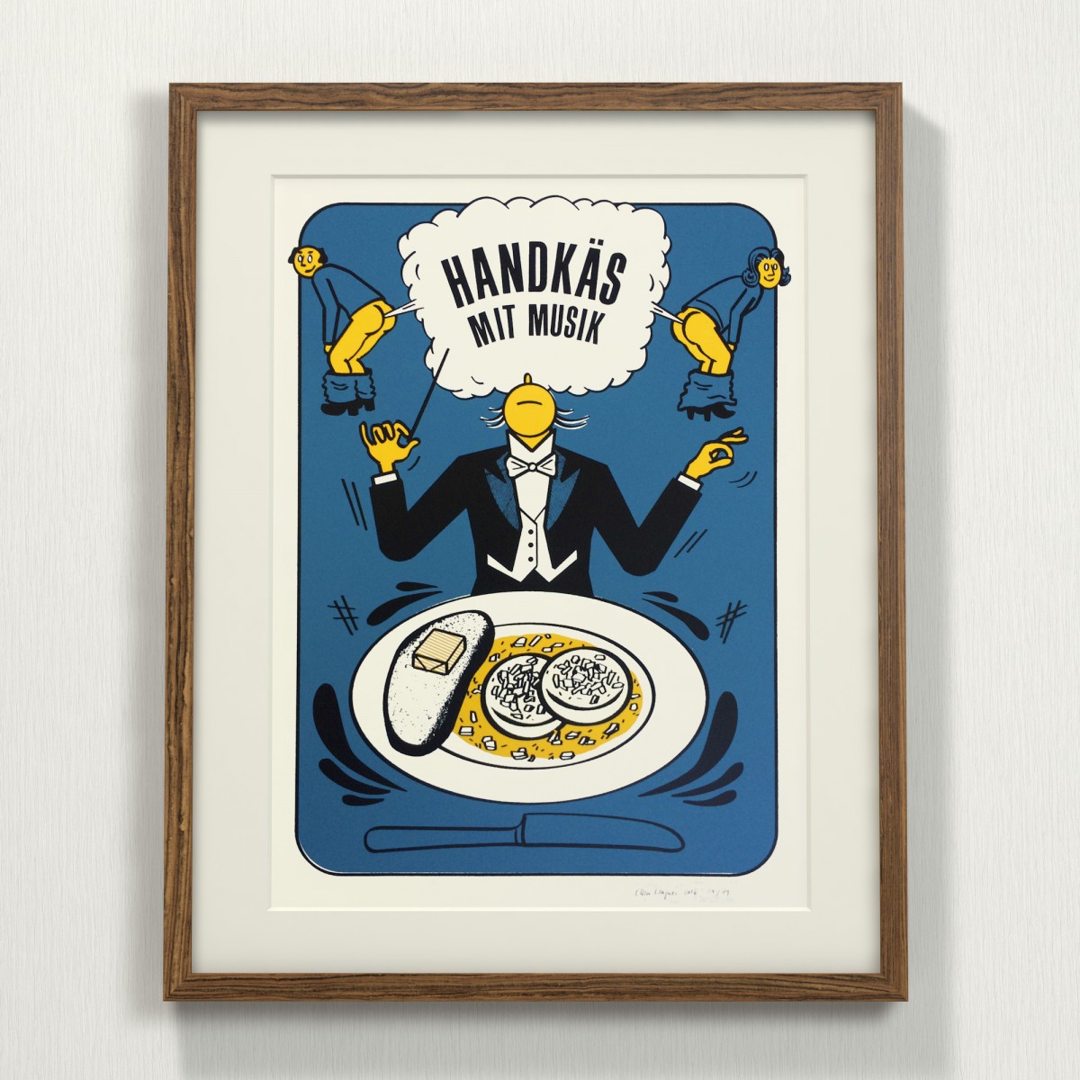 Print now - Riot later ● Handkäse Siebdruck