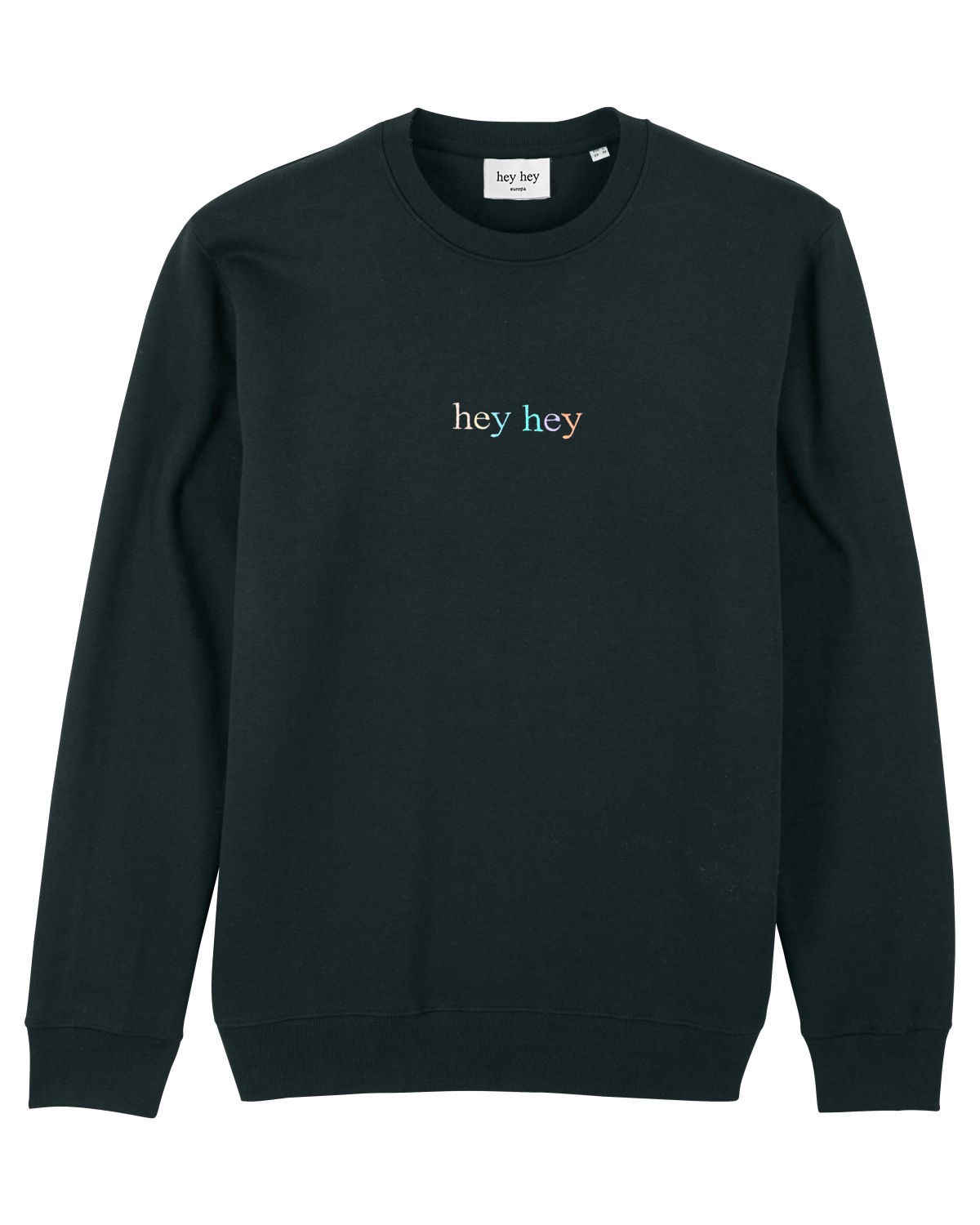 hey hey Rainbow Sweater – schwarz