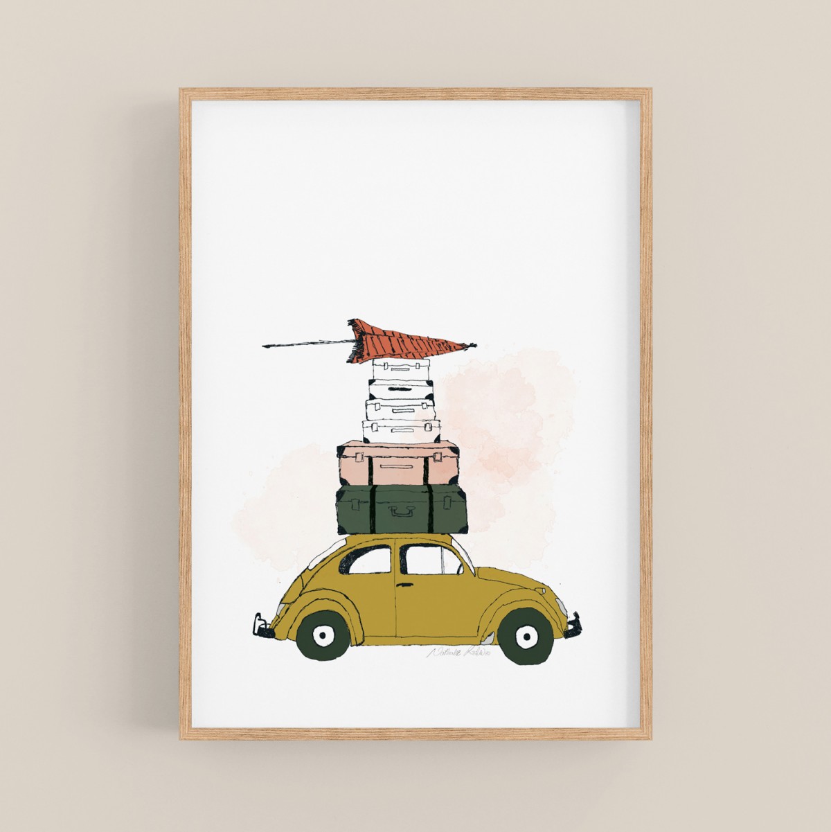 hasenkinder - Poster "holyday" DINA 4