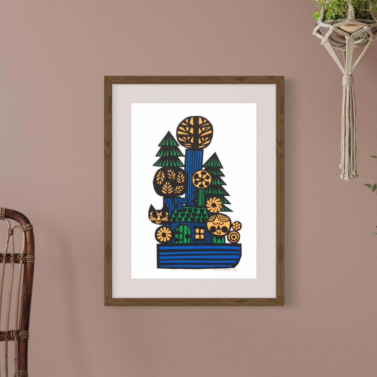 Print now - Riot later ● House boat Siebdruck