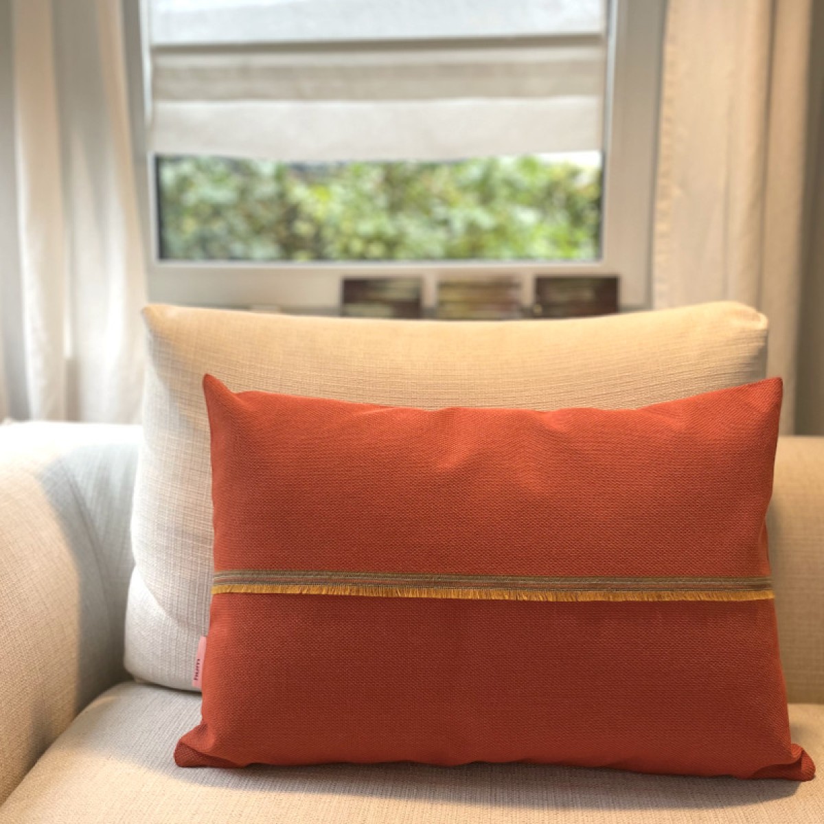 hum Kissen Orange 40x60