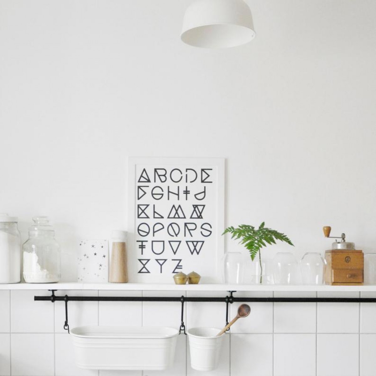 nahili A3 ARTPRINT / POSTER "geometrical ABC" abstrakte Grafik Kunst - Druck