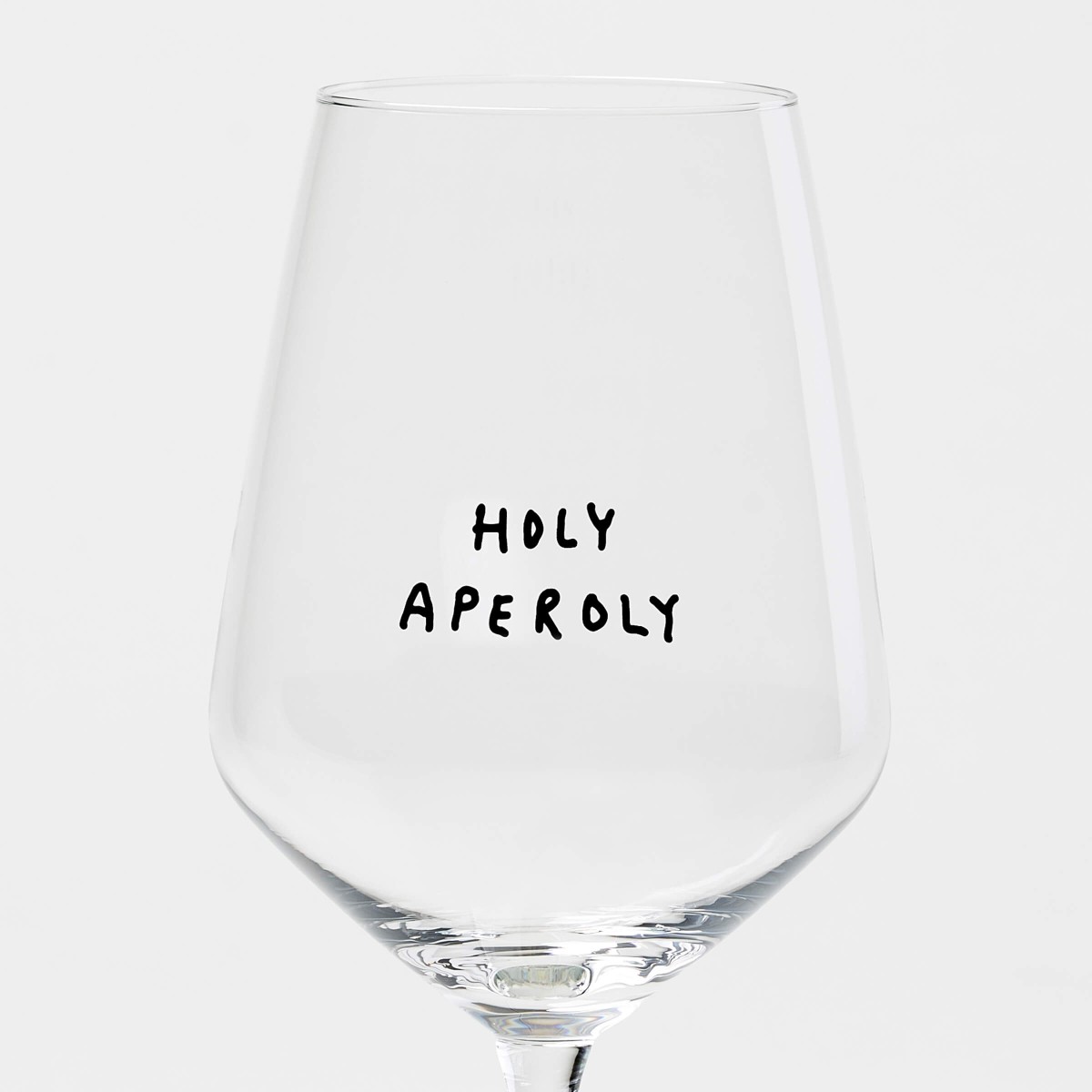 "Holy Aperoly" Weinglas by Johanna Schwarzer × selekkt