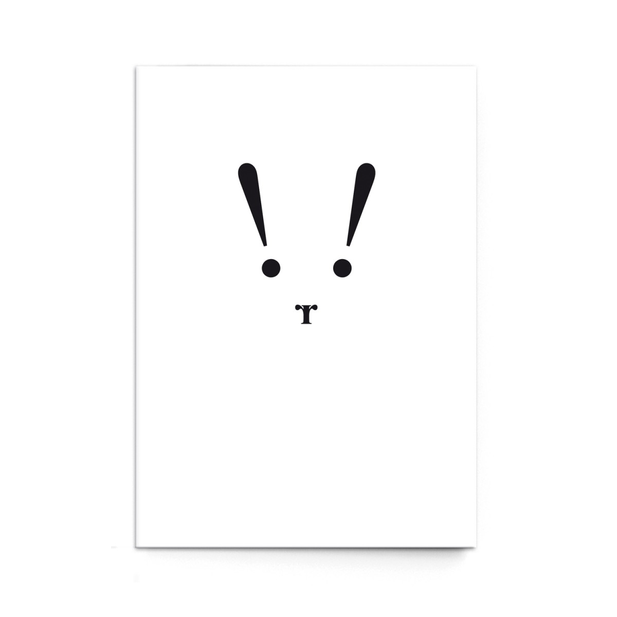 sonst noch was? Postkarte "Typo-Hase"