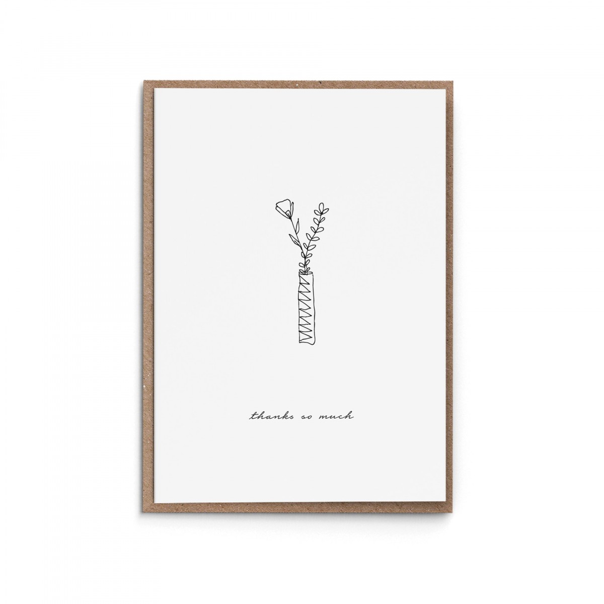 sonst noch was? - Grußkarte "thanks so much"