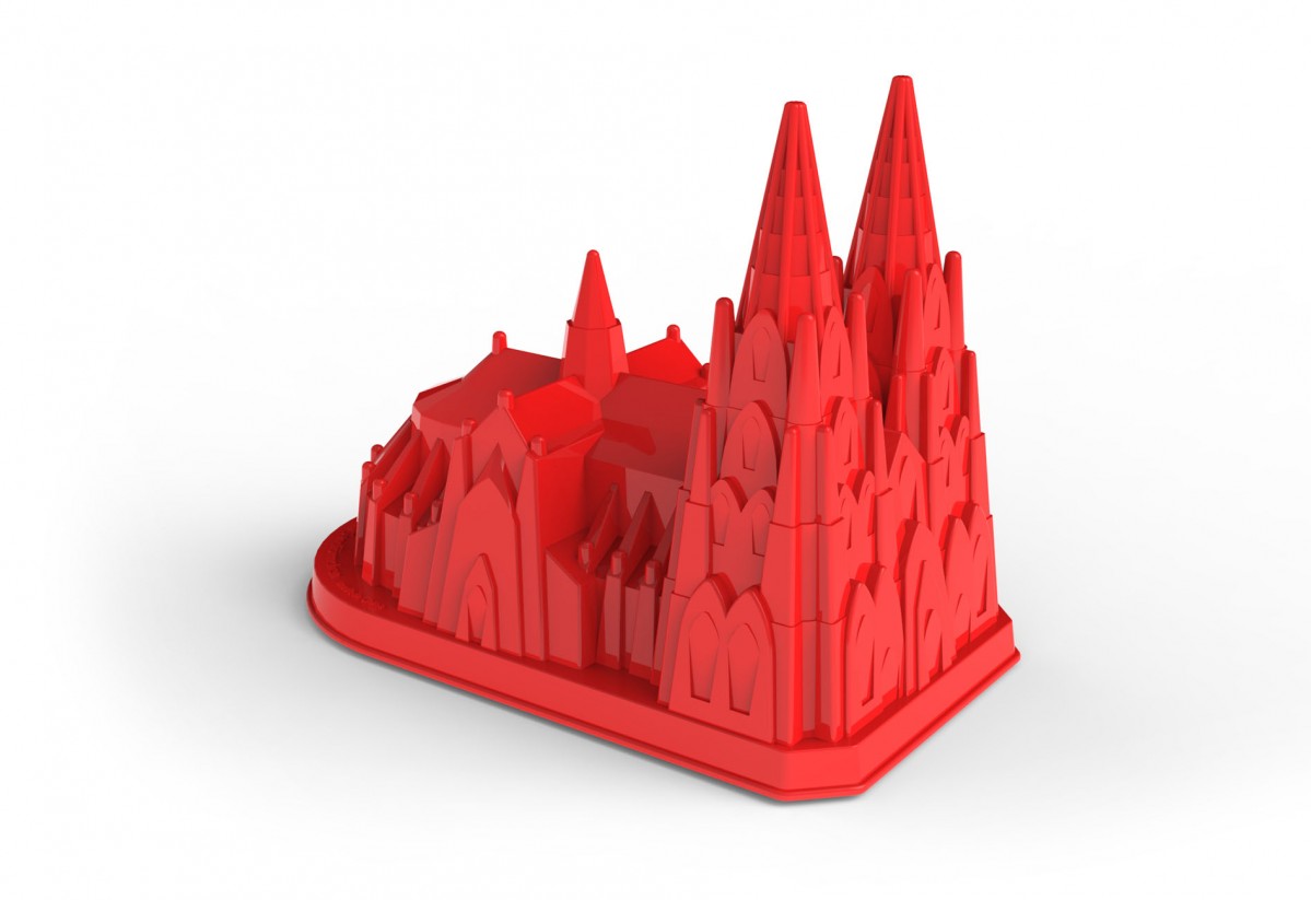 Kölner Dom, Sandförmchen in rot  - Kirche, Kathedrale, Köln - von Neue Freunde