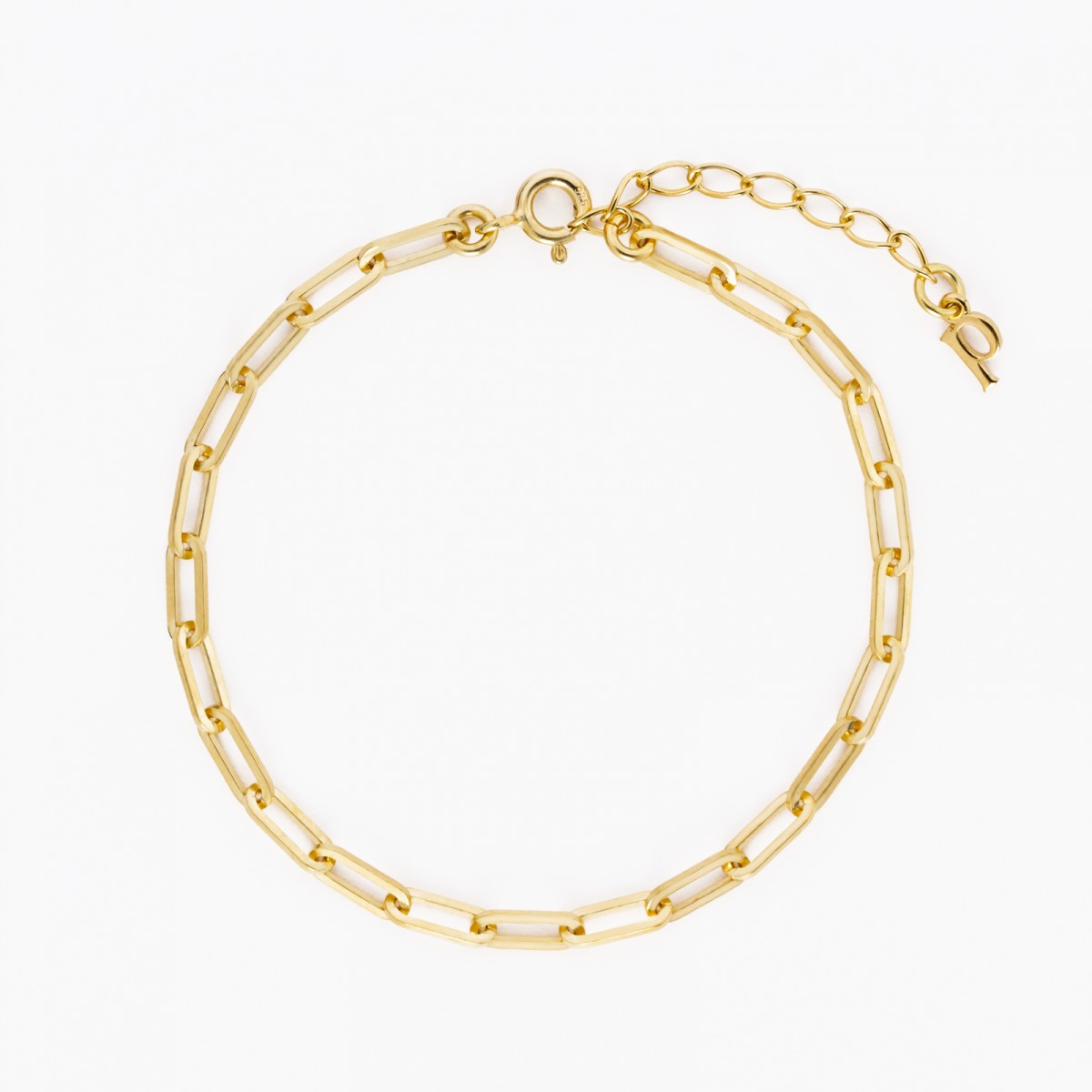 Klassisches Gliederarmband aus Gold Vermeil | Paeoni Colors