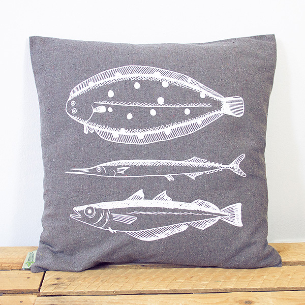 Bow & Hummingbird Kissenbezug Fische