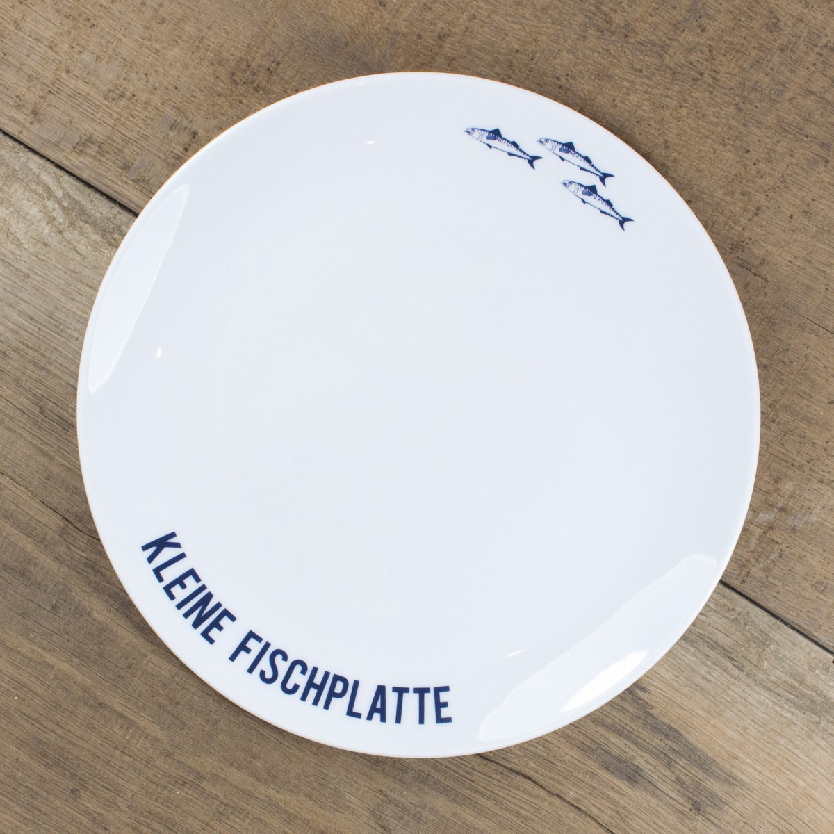 Bow & Hummingbird Porzellanteller Kleine Fischplatte
