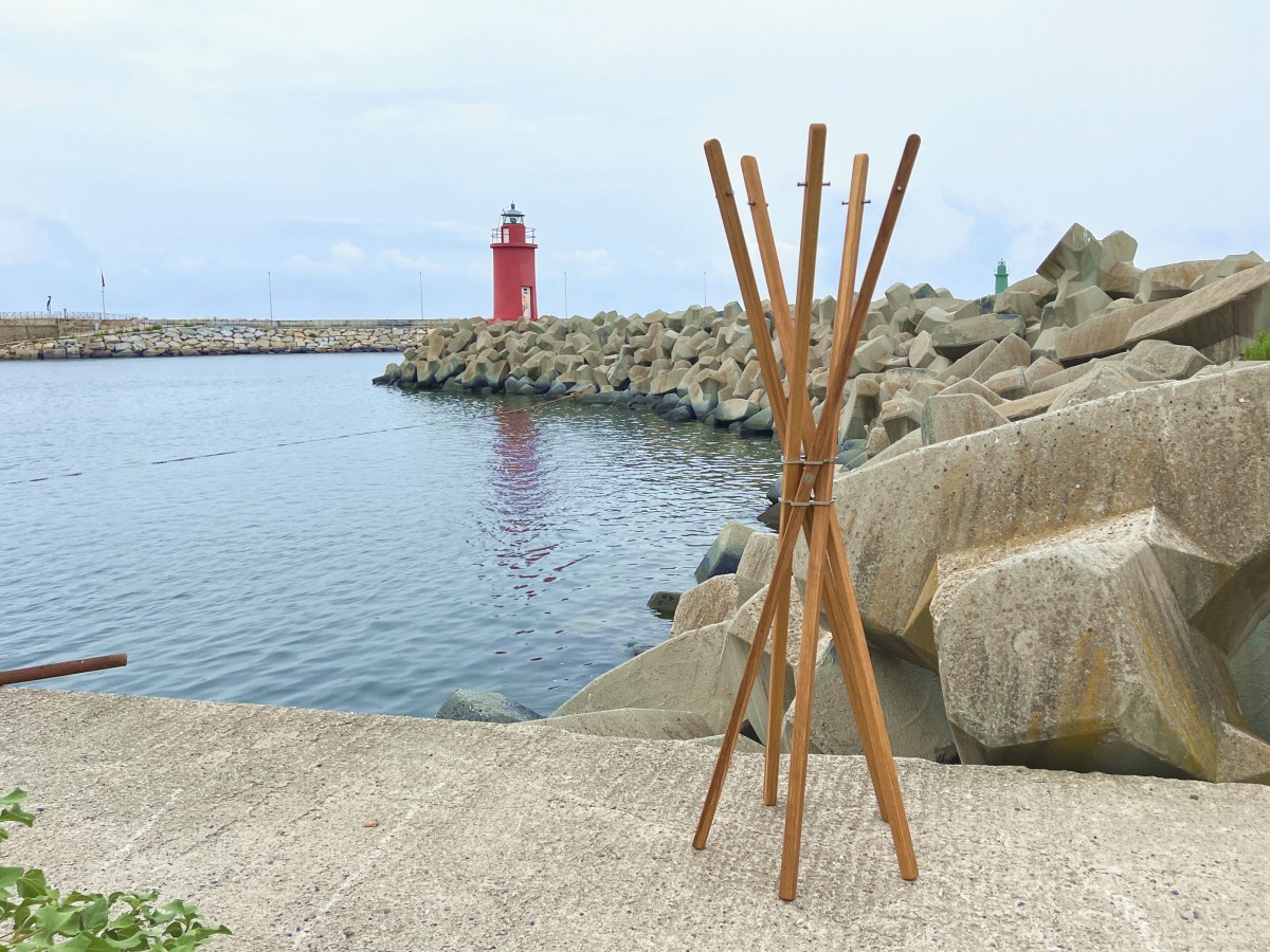 Keilbach Standgarderobe mary, 5 Stäbe, Ø 55 cm, Höhe 162 cm, 5,5 kg, Made in Germany - gestaltet und produziert in Hohenlohe
