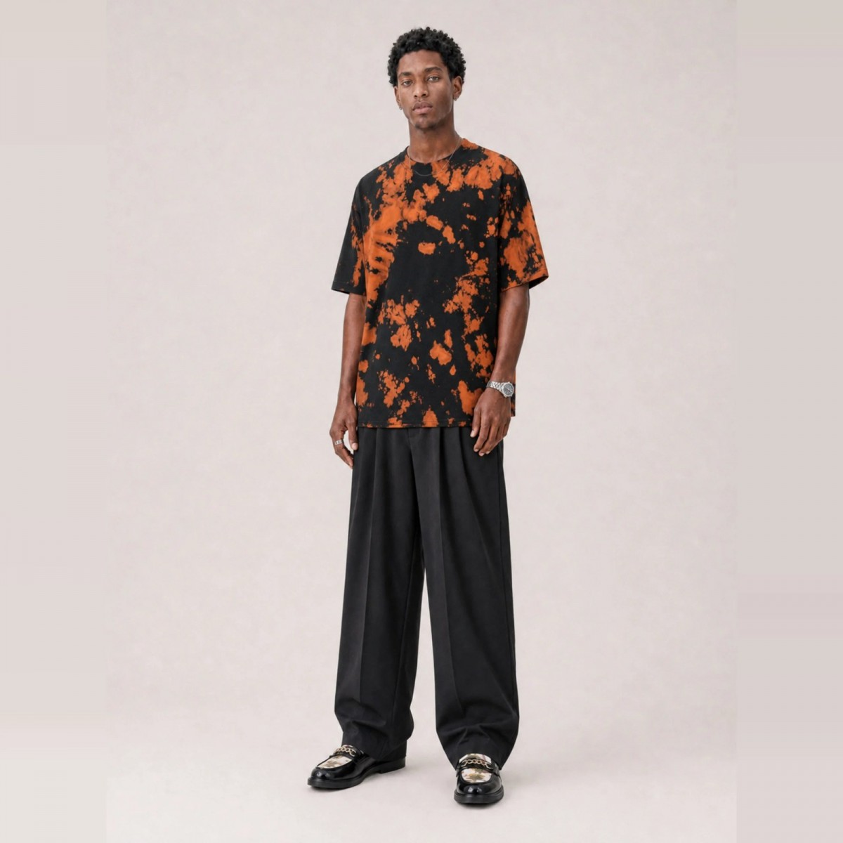 Midnight Rust T-Shirt Unikat by WANDAL – Herren – hey hey studios