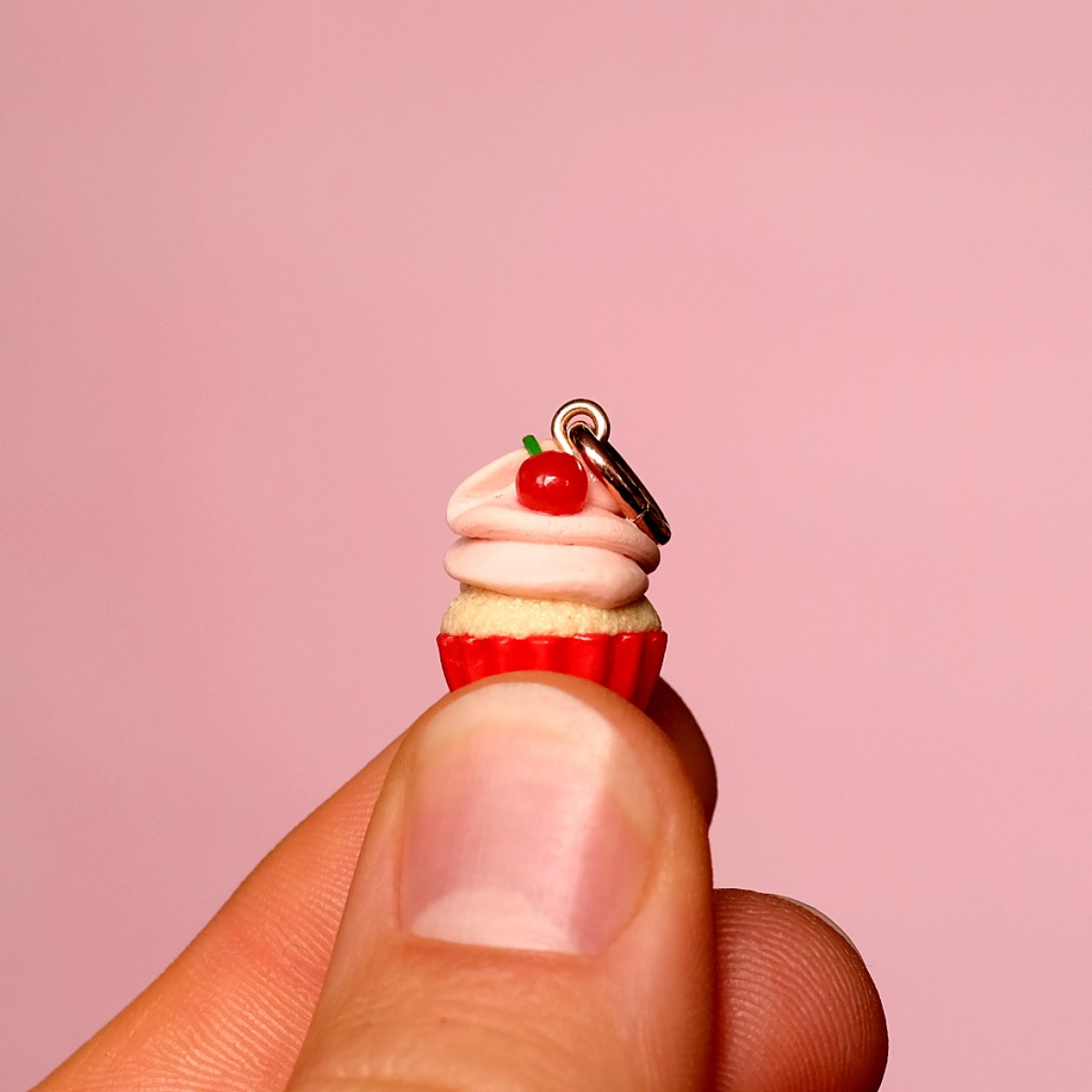 minischmidt miniCUPCAKE Silberkettchen "cherry cherry"