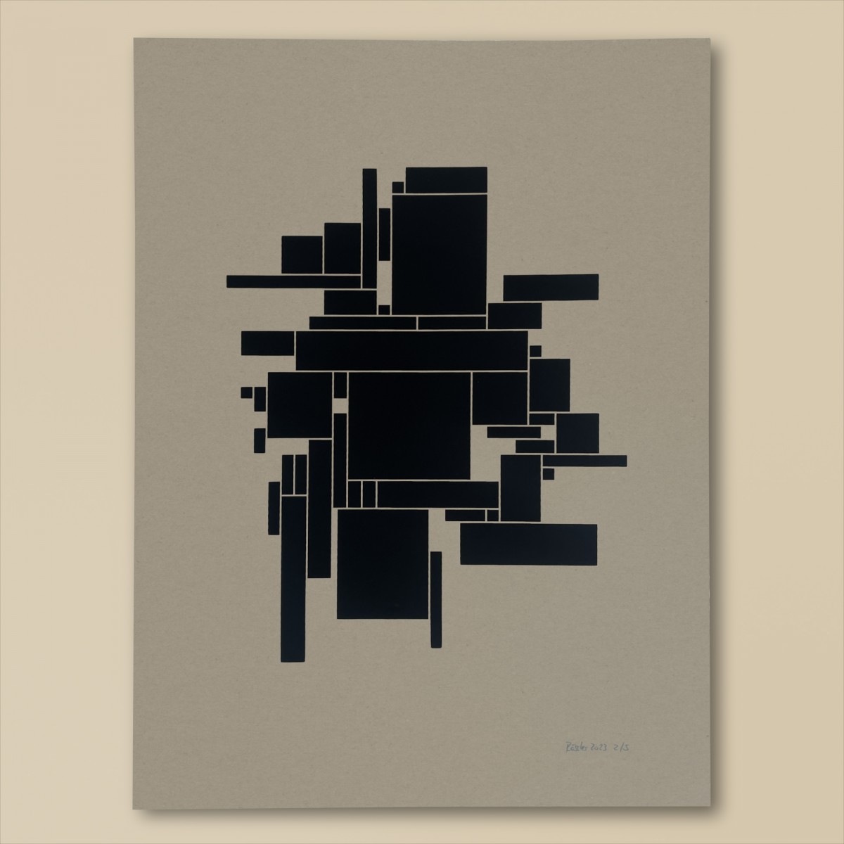 Print now - Riot later ● Off the grid II - Siebdruck