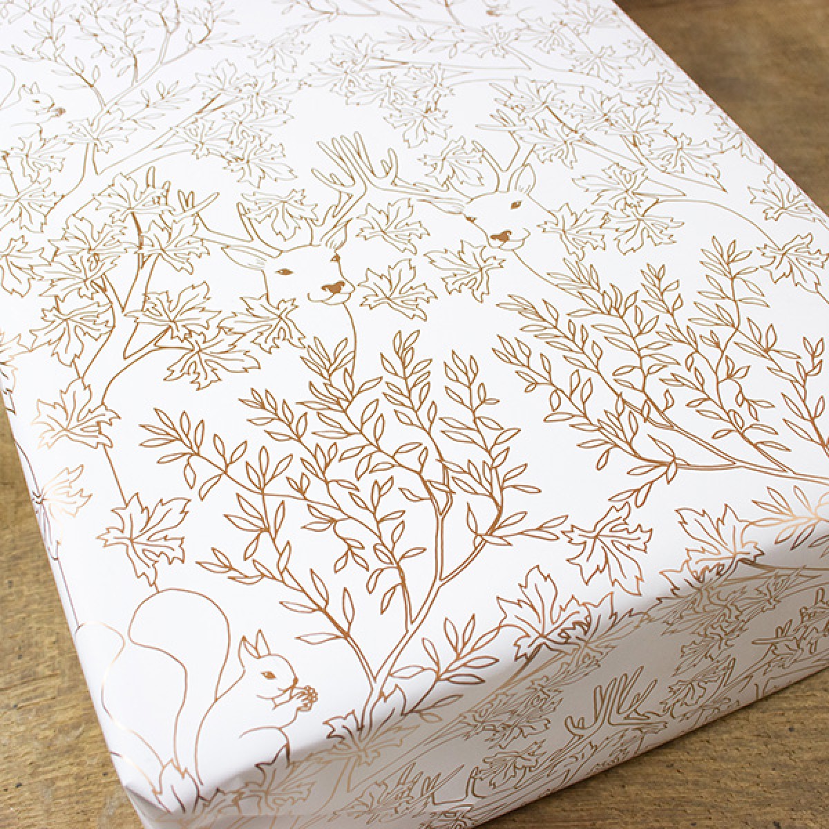 Bow & Hummingbird Geschenkpapier Deep Forest