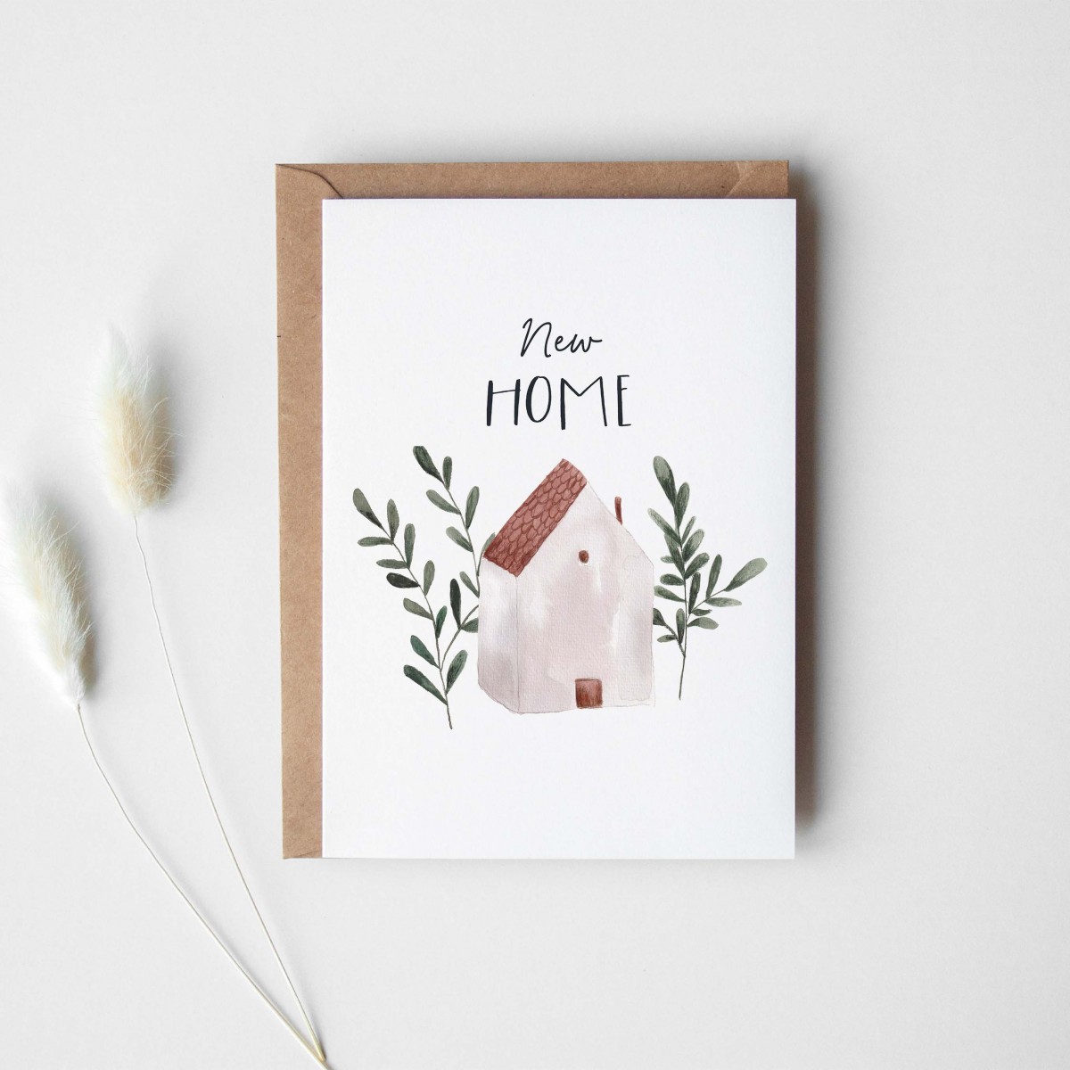 Paperlandscape | Faltkarte zum Umzug | "New Home" | Einweihungskarte