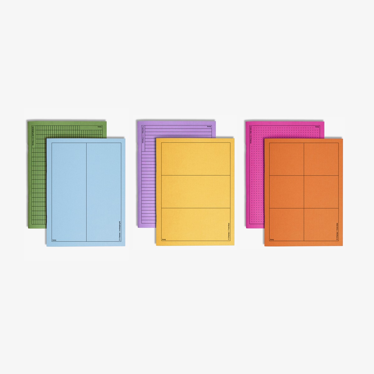booq – Set mit 3 Notizheften (B) – Edition Julie Joliat