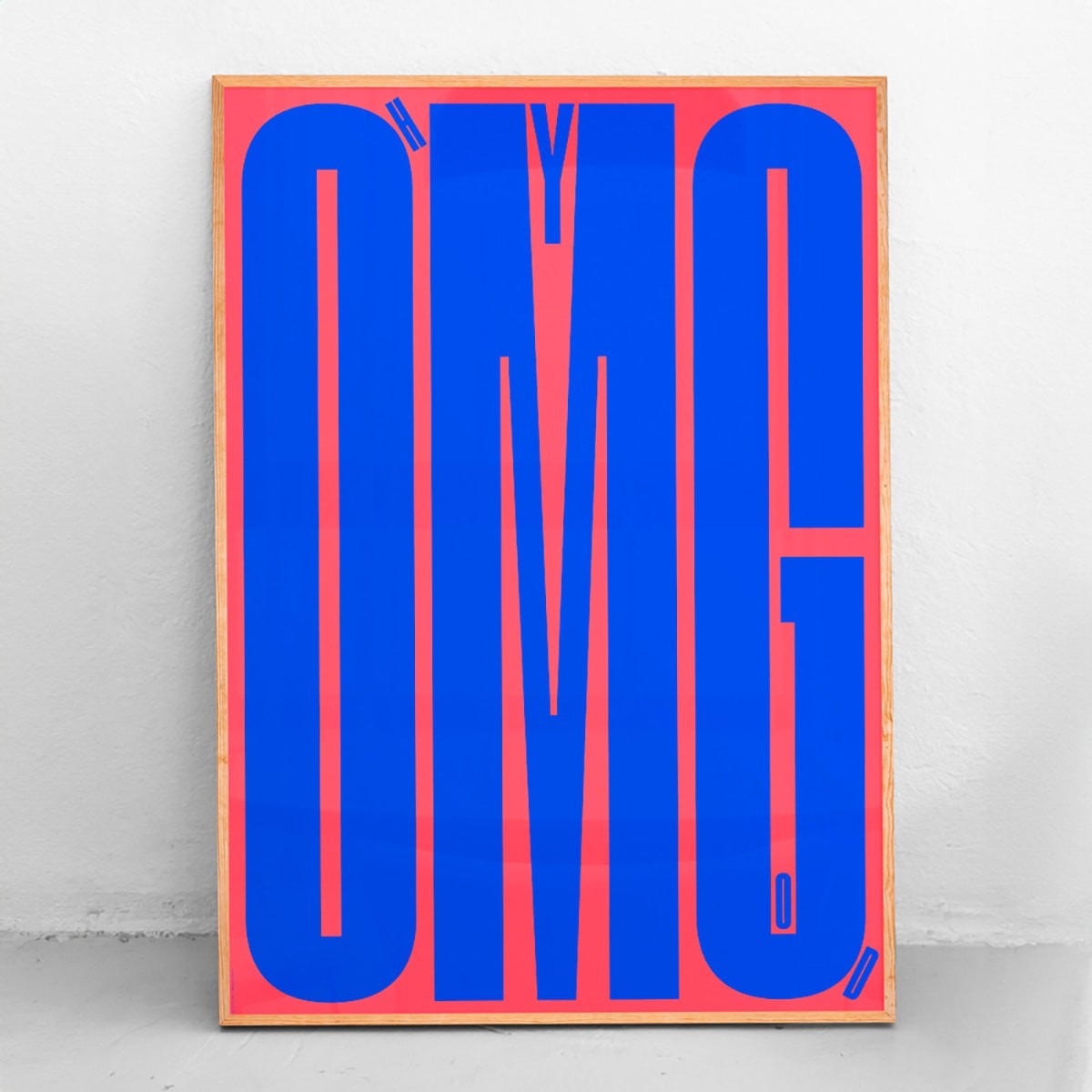 NEW PRINTS ON THE BLOCK / Plakat »OMG«