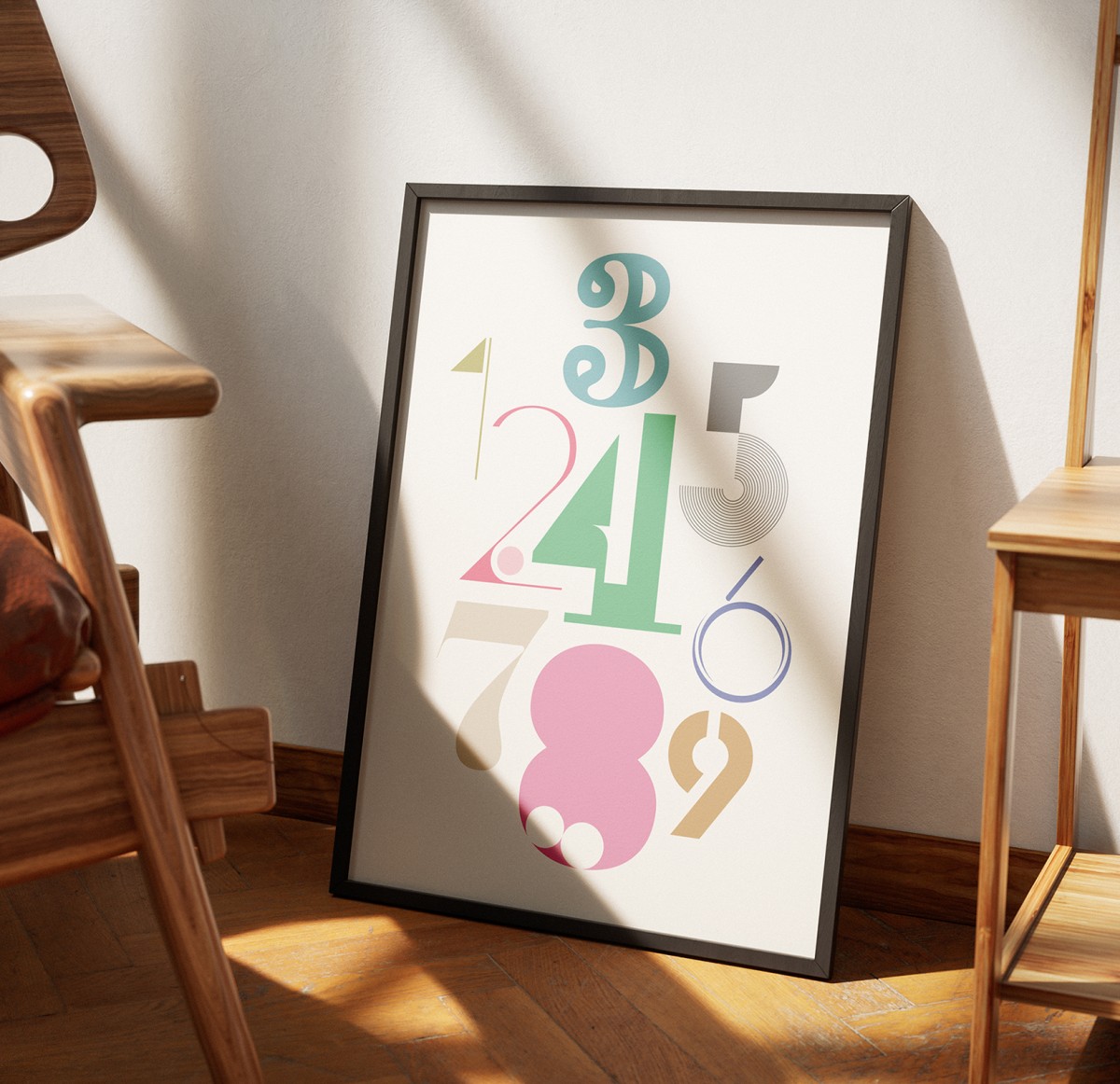 hinzkunst Plakat „Numbers“ DIN A1