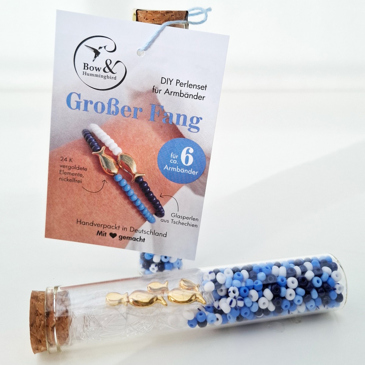 Bow & Hummingbird DIY Perlenset für Armbänder - Großer Fang