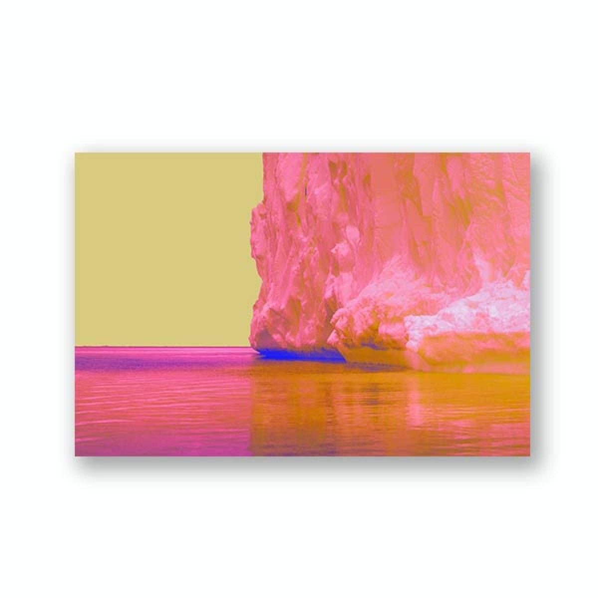 ZEITLOOPS "Pink iceberg", Fineartprint 40x60 cm
