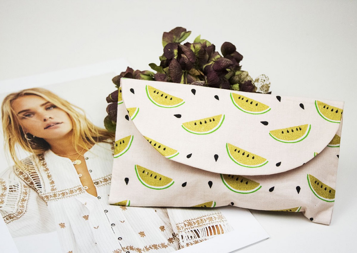 nathys_illustration Schminktäschchen "pink melon" 