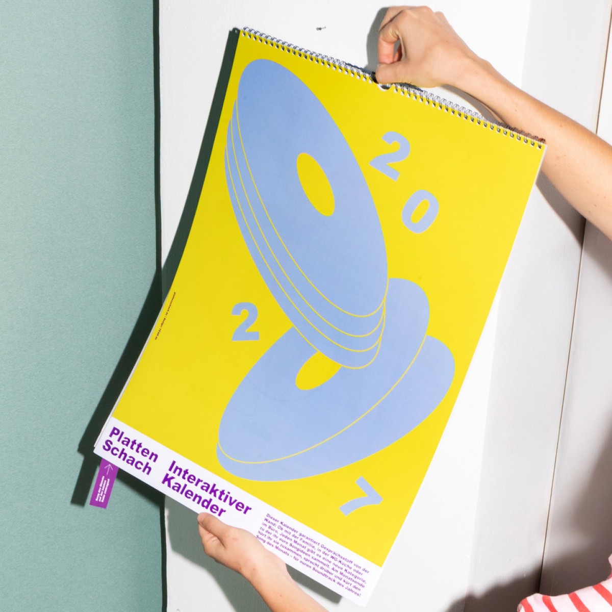 Plattenschach Kalender 2027 (interaktiver DIN A2 Wandkalender für Musik-Fans)