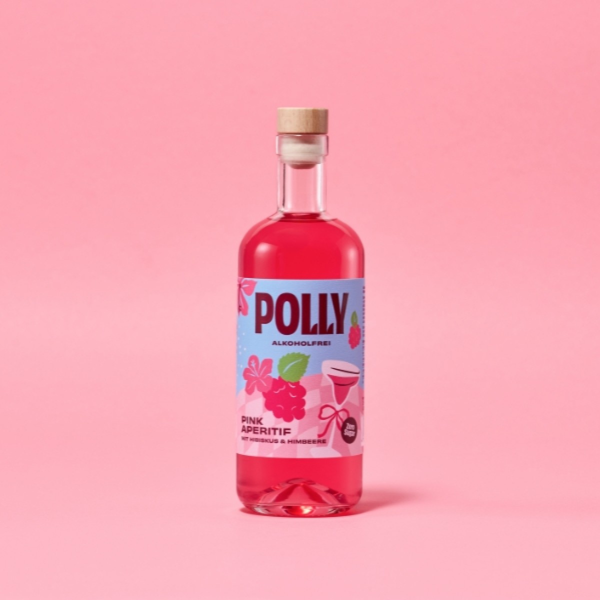 POLLY Pink Aperitif 500 ml – Alkoholfrei
