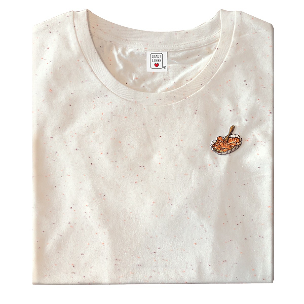 Stadtliebe® | Berlin T-Shirt „Currywurst mit Pieker“ (mandarin)