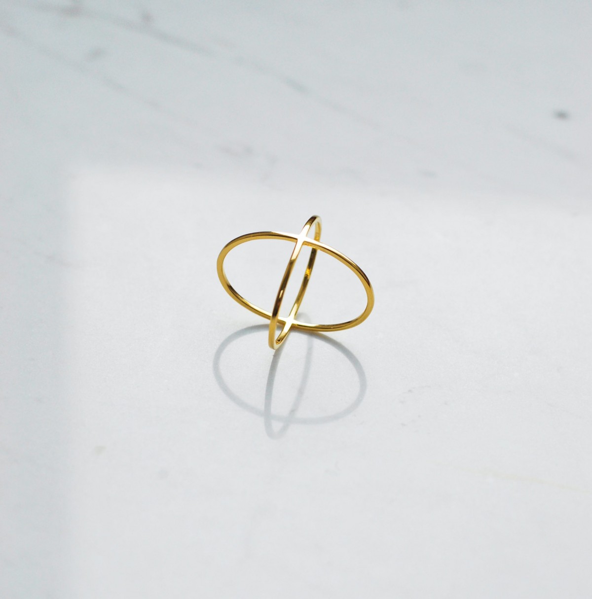 iloveblossom CROSSING OVER Ring // gold