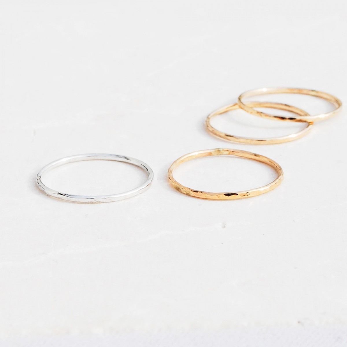 iloveblossom DELICATE FLOWER RING // silver