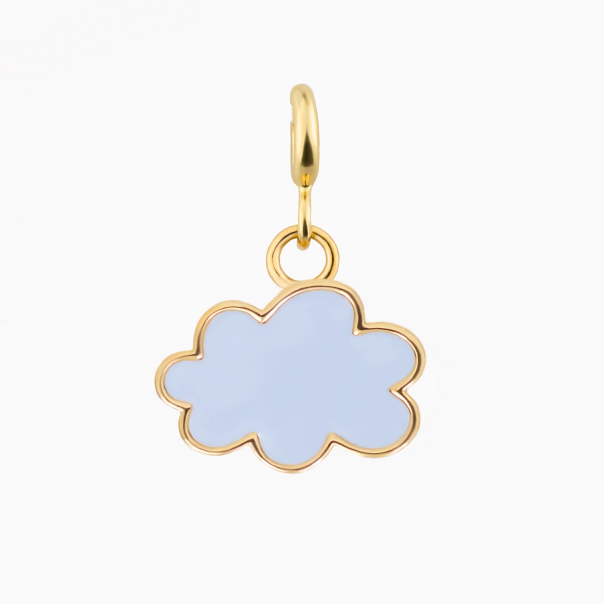 Wolke Charm Anhänger aus Gold Vermeil | Paeoni Colors