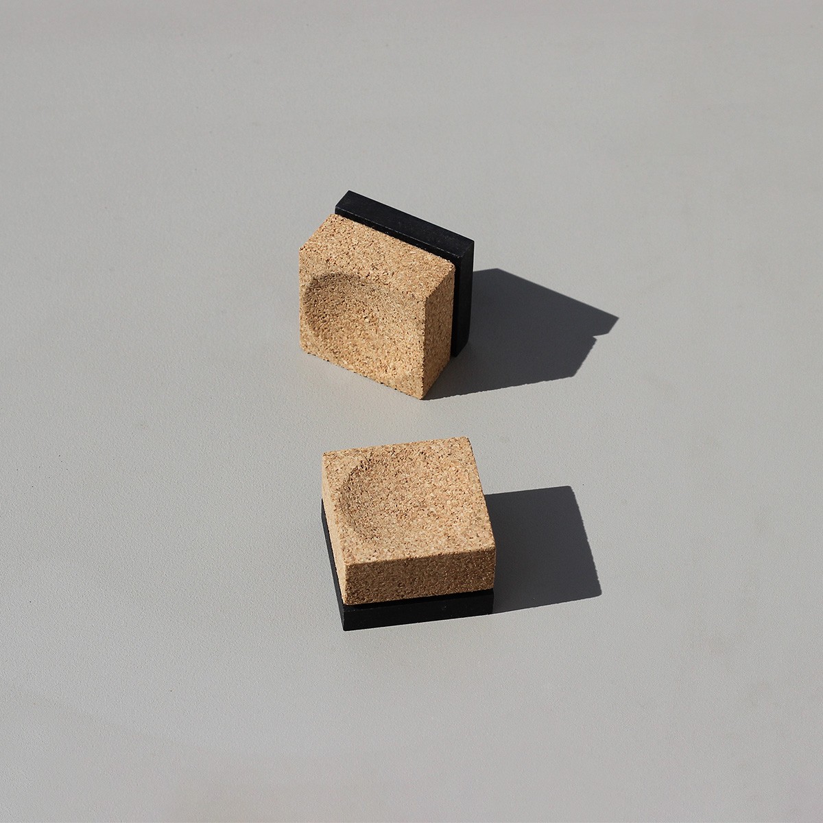 seijo | Duft Block Quadrat Set | Kork Duft-Träger 