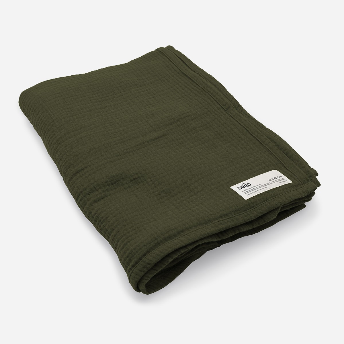 seijo | Musselin Tuch | tanne I 180-130 cm | Decke