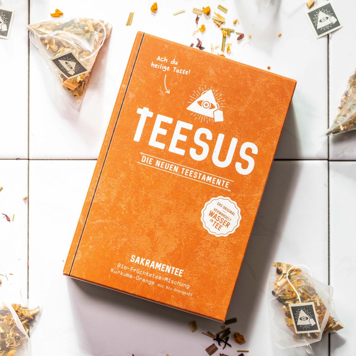 TEESUS Sakramentee – Bio-Früchtetee-Mischung Kurkuma-Orange